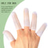 Silicone Finger Protectors for Man, 10 Pack Gel Finger Cots & Protector for Relief from Pain of Cracked Arthritis