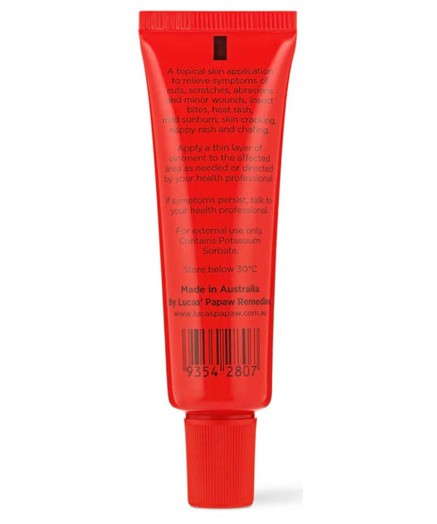 Lucas Papaw Ointment – 15g Tube with Lip Applicator – 2-Pack – Multi-Purpose Skin Relief