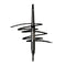 Men's 2-in-1 Eyebrow Brush & Pencil - Ultra-Thin, Long-Lasting Black - Shape, Define & Fill In - Vegan