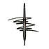 Men's 2-in-1 Eyebrow Brush & Pencil - Ultra-Thin, Long-Lasting Black - Shape, Define & Fill In - Vegan