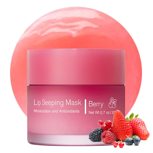 Nourish & Hydrate Sleeping Lip Mask with Vitamin C, Antioxidants, Lip Balm, Improve Lip Color & Reduce Lines