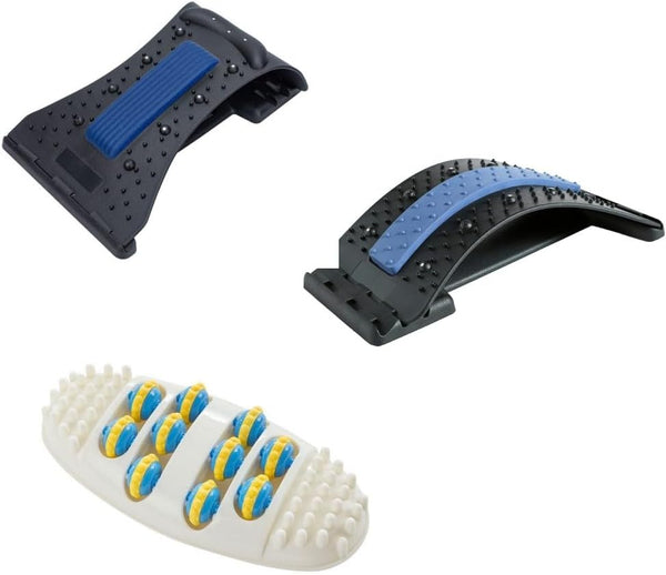 KZGMMHY8 Neck/Waist/Back/Feet Traction Massager Set, Household Magnetic Therapy Stretch Correctors, Relax Muscles& Relieve