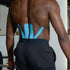 Spidertech Professional Pre-Cut Cotton Kinesiology Tape, 4 Pack for Lower Back Pain Support - Athletes, Sports