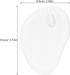 Forefoot Half Insoles Guard, Transparent Flip-Flops Cushions, Self-Adhesion Shoe Insoles, 3 Pairs