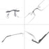 TERAISE Upgrade Lightweight Frameless Reading Glasses for Men and Women with Pen Clip Tube Case