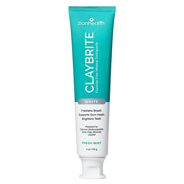 ClayBrite Mineral Toothpaste, 4 oz, White