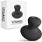 VITAMASS Handheld Massage Ball, Portable Waterproof Rechargeable Mini Massage Tool (Black)