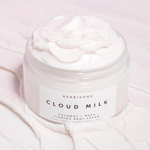 HERBIVORE Cloud Milk Coconut + Maca Moisturizing Body Cream, 6.6 oz, Fast-Absorbing + Firming