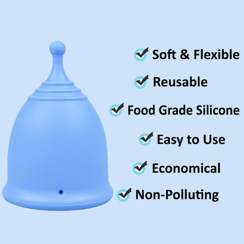 Pack 12 SHORDY Menstrual Cups (Small), Single with Box, Soft & Flexible, Copa Menstrual Kit for Women Upto Hours
