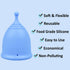 Pack 12 SHORDY Menstrual Cups (Small), Single with Box, Soft & Flexible, Copa Menstrual Kit for Women Upto Hours
