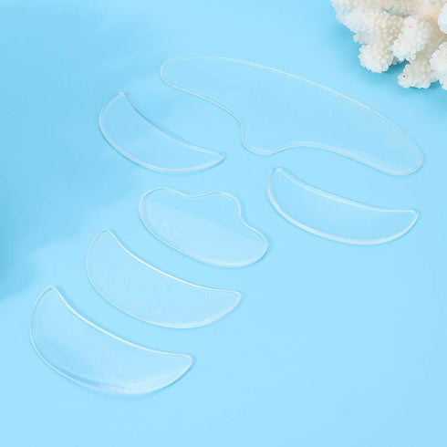 ZJchao 6Pcs Silicone Smile Patch Pad, Facial Wrinkle Patches for Reducing Eye and Mouth Wrinkles