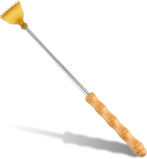 Ptwola Back Scratcher Classic Portable Extendable Bamboo Back Scratcher for Men Women Telescoping Body scratchers