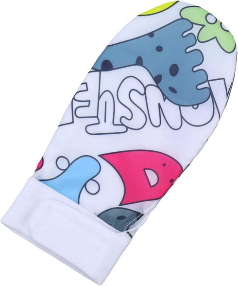 2 Pcs Waterproof Sensory Chew Gloves, Chewing Mittens for Special Needs Autism, Oral Motor for Boys and Girls