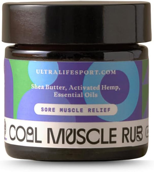 Ultra Life Sport Premium Cooling Muscle Rub Vegan Topical Balm with Peppermint