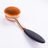 Yoseng Oval Foundation Brush, Second Largest Toothbrush Makeup Brush for Fast Flawless Application of Liquid Cream