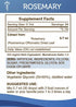 Secrets of the Tribe Rosemary Alcohol-Free Liquid Extract, Dried Leaf Tincture Supplement (2 FL OZ)