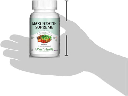 Maxi Health Supreme High Potency Multivitamin & Mineral Supplement, 60 Tablets, Kosher