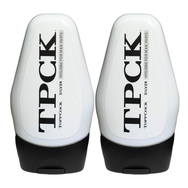 TPCK ToppCock Silver Leave-On Hygiene Gel for Man Parts, 90ml Odor Neutralizer, Male Care (Pack of 2)