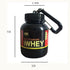 Protein Powder and Supplement Funnel Keychain - Portable Protein Powder Container with Durable Key-Chain for Gym,