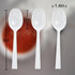 Plastic Spoons Individually Wrapped, 100pcs Heavy Duty Disposable Spoons, Ideal for Parties and Takeout