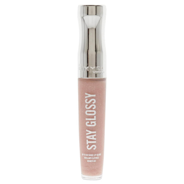 Rimmel Stay Glossy Lip Gloss, Non-Sticky Formula, 110 Dorchester Rose, .18oz
