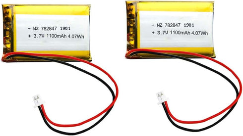 OCTelect 2PCS Lithium Ion Battery 1100mAh Vivan-Star Ar d ui no Nodemcu ESP32