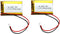 OCTelect 2PCS Lithium Ion Battery 1100mAh Vivan-Star Ar d ui no Nodemcu ESP32