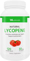 Natural Lycopene 30 mg, 120 Vegetable Capsules, All-Natural Antioxidant Supplement from Tomatoes