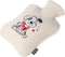 ORTOLY FLOUGE Hot Water Bottle with Animal Pattern Cover 1200ml Hot Water Bag