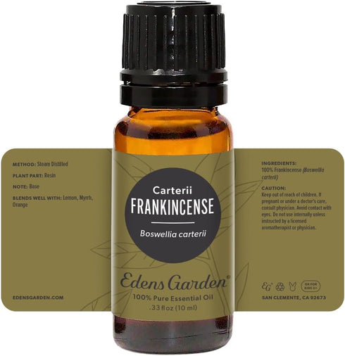 Edens Garden Frankincense-Carterii Essential Oil - 100% Pure, Natural, Therapeutic, 10 ml (.33 fl oz)