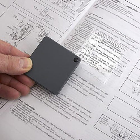 Carson MagniFlip Plus 2.5x/5x/7x Flip-Open Magnifier GN-44