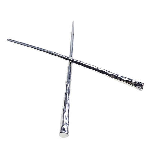 YILE Set of 2 Hair Sticks, Chinese Hairpin Metal Hair Accessories for Women, Classic Hair Accessories for Lady Girls