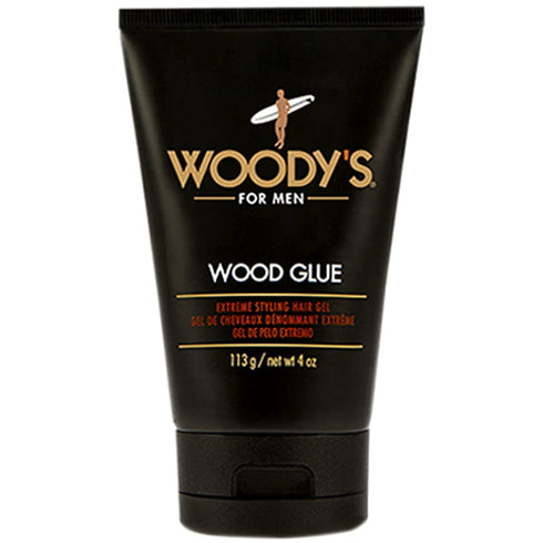 Woody's Wood Glue Extreme Styling Gel for Men - 4 oz, Intense Hold, Quick-drying, Suitable for All Hair Types