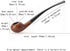 Tobacco Pipe Handcrafted Design with 3mm Filters AD0043