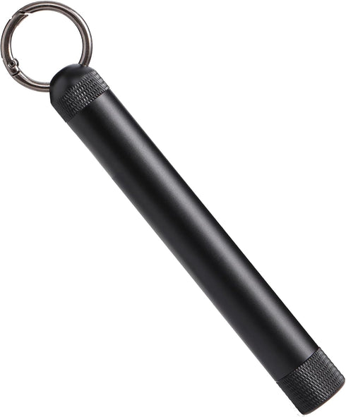 Airtight Metal Storage Bottle Tube Container, Waterproof Holder Case, Keychain Storage Tube for Outdoor Camping Travel