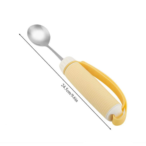 Fdit Removable Flexible Rotating Eating Utensil for Disabled Patient Arthritis (spoon)