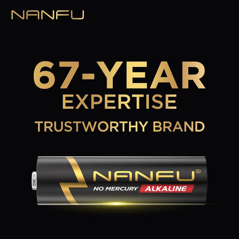 NANFU 24 24 AA and AAA Alkaline Batteries Combo