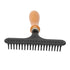 HURRISE Handheld Carpet Rake Cleaning, Pet Hair Removal Broom, Stainless Steel Grooming Hair Rake for Beauty Salon