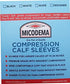 Compression Calf Sleeves Extra Wide - Soothing Gradient Support with Comfortable Cuffs