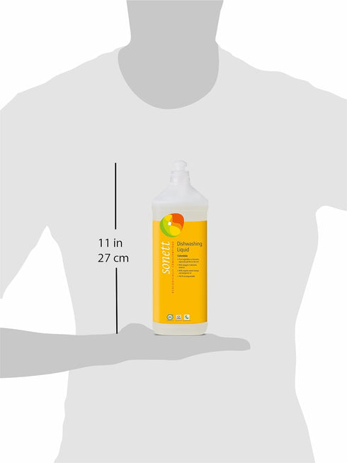 Sonett Organic Dishwashing Liquid, Calendula, 34 Fl.Oz, Certified Organically Grown