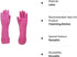 Mamison Quality Kitchen Non-Slip Reusable Rubber Gloves, Medium, 5 Pairs for Household Cleaning and Home Improvement