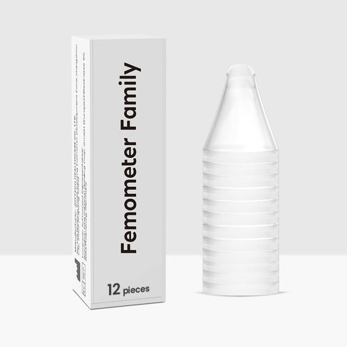 96 Counts Ear Thermometer Probe Covers, Disposable Caps for Femometer Family 1015