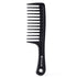 HYOUJIN Black Large Wide Tooth Detangler Paddle Brush, Best Styling Comb for Curly, Wet, Long Hair