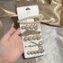 Pearls Hair Clips Pins for Women, Trendy Barrettes for Thick Thin Hair, Bling Hairpins, Styling Tools Accessories