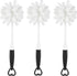 ALINK Pack of 3 Bottle Glass Dish Sponge Cleaning Brush with Handle