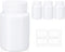 Empty Plastic Pill Bottle Medicine Bottles with Smooth Screw Lid for Liquid Solid Powder (150cc 4pack)