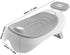 Adjustable Bath Seat with Non-Slip Foam Support Foldable Bathtub Mat for Versatile Bath Stool Bed Fits Double Sinks