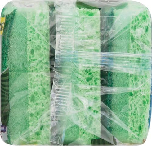 Dawn Power Clean Wedge-Shaped Scrubber Sponges, Green (Pack of 3)