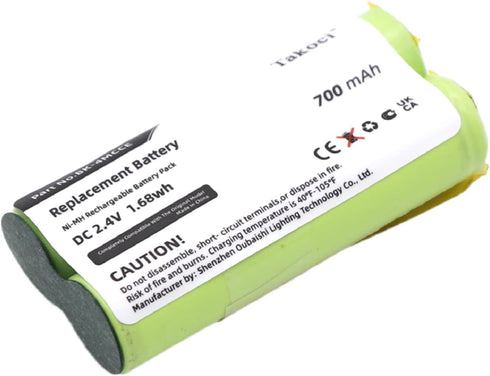 TAKOCI SR-3000 SR-3000E 900 BK-4MCCE Replacement Battery for Sensonic Plus Sensonic Plus Sonic Toothbrush,fits Part