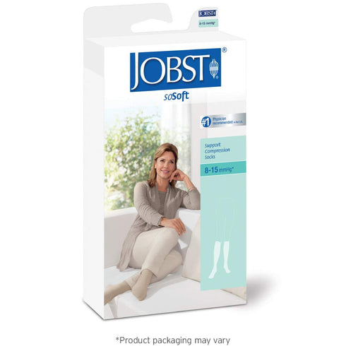 Medical/Jobst-120249 8-15 mmHg, SM,1pair BSN JOBST soSoft, Knee High Compression Socks, Ribbed, Sand